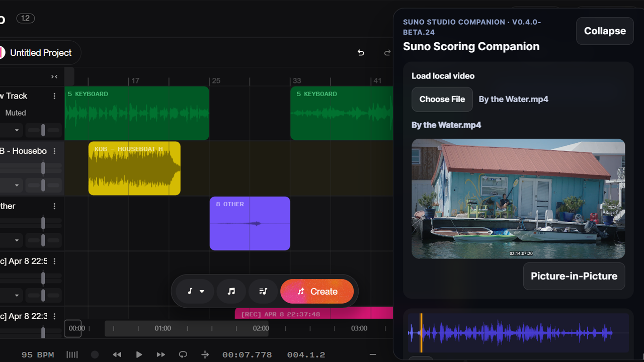 Video Synced to Timeline